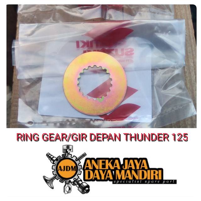RING+MUR GEAR DEPAN THUNDER 125 ORIGINAL