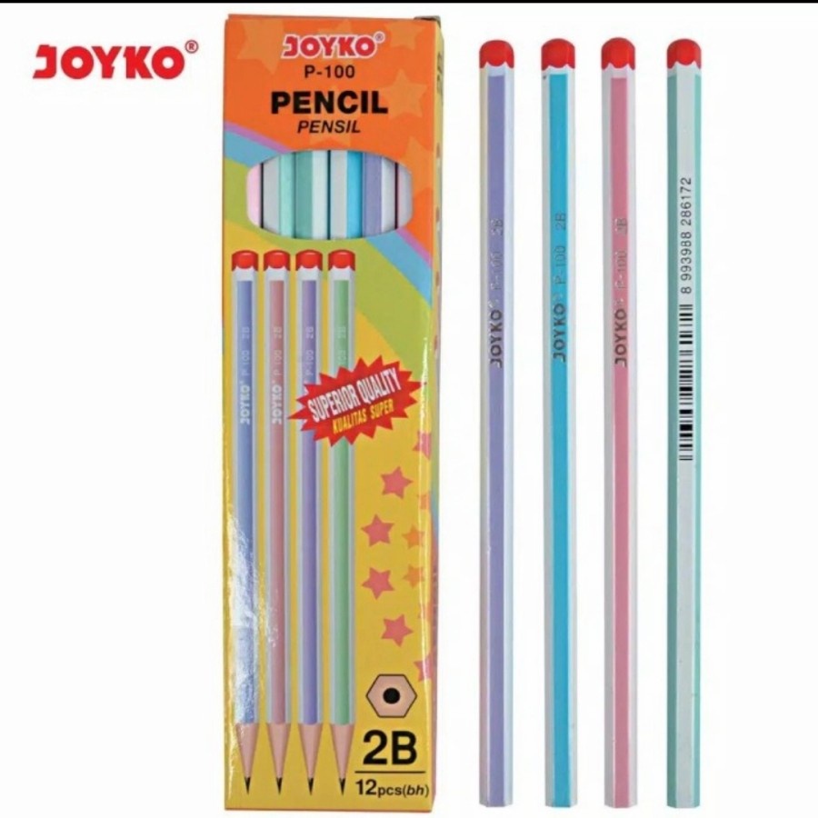 

Joyko pensil 2B P 100 isi 12 pcs