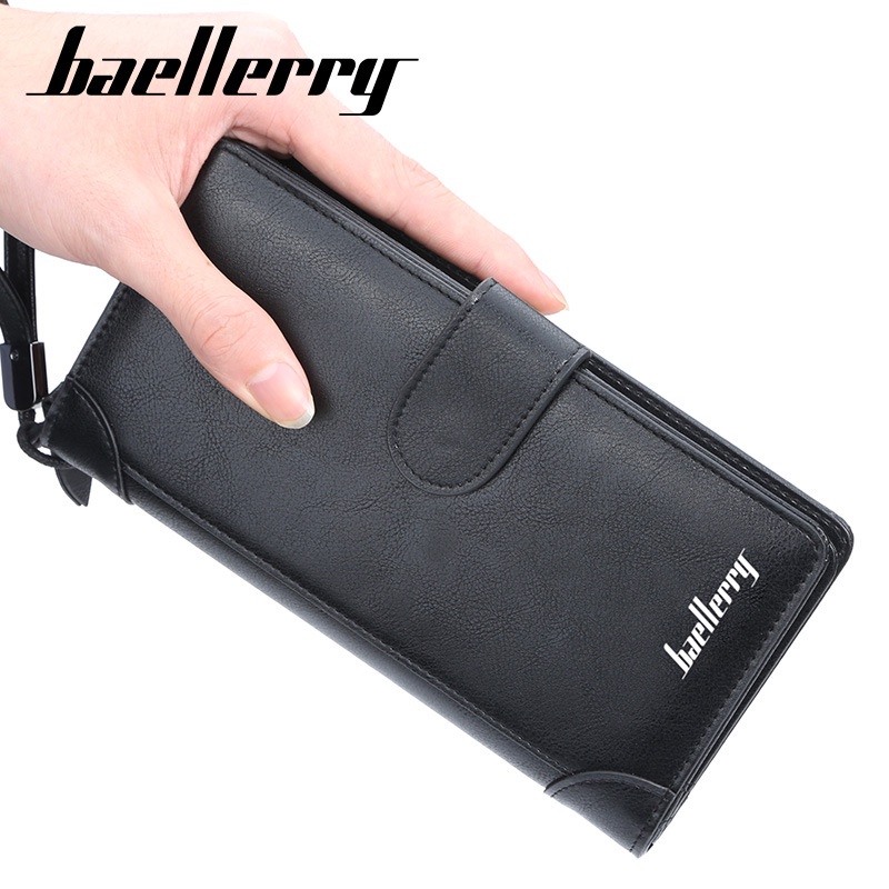 [BISA COD] BAELLERRY S6701 Dompet Panjang Baellerry Dompet Kulit Pria dan Wanita Original Premium Leather