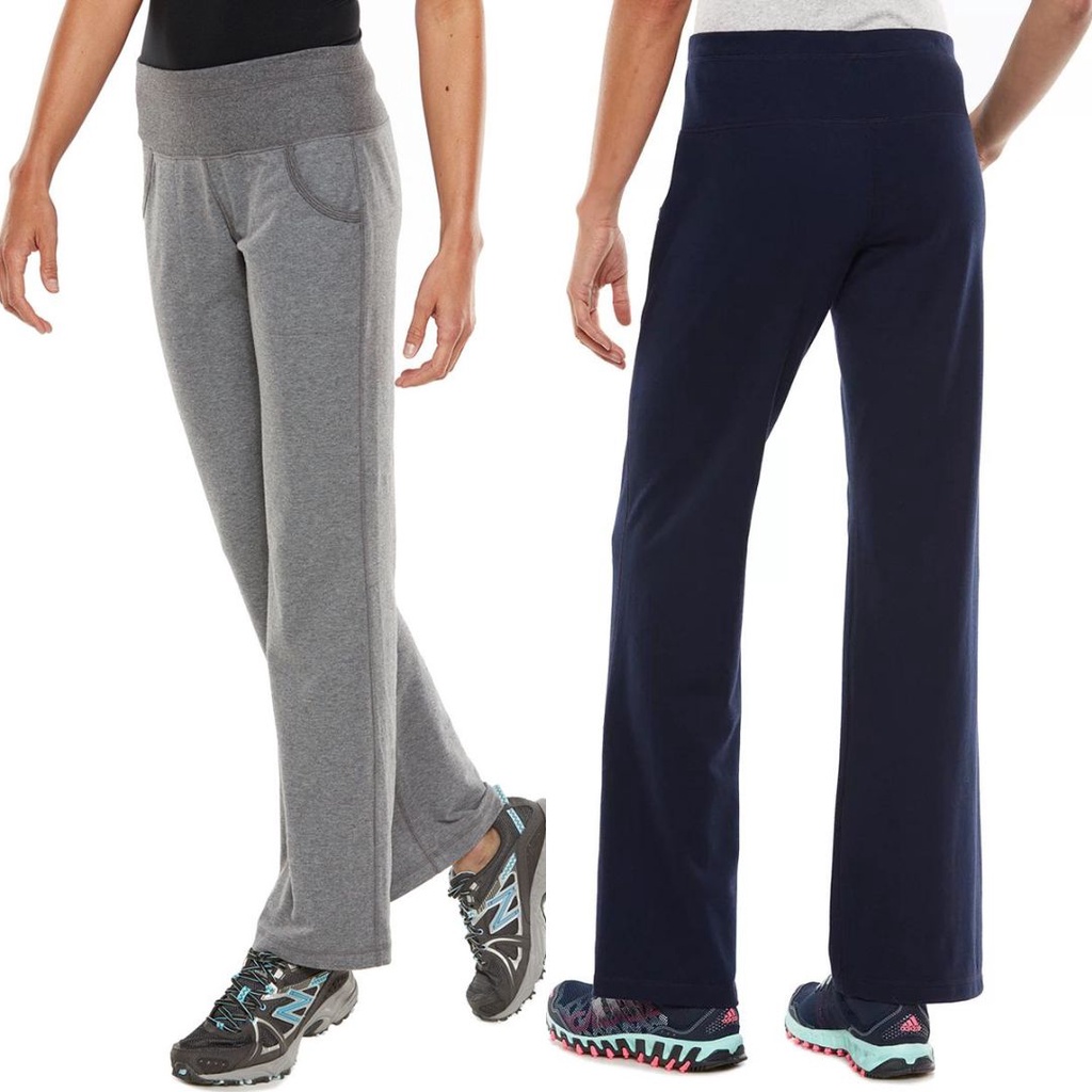 3228 - Women's Tek Gear Straight Mid-Rise Yoga Pants | Celana training | Celana olahraga