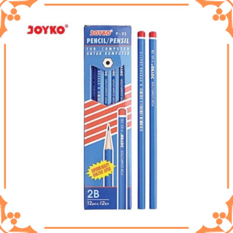 

Pensil Pencil 2B Joyko P-93 (Per Pcs)