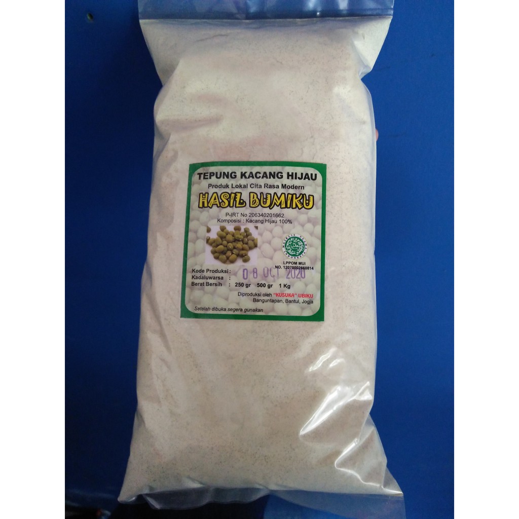 

Tepung MPASI Organik/Tepung KACANG HIJAU Organik Free Gluten /Green Bean Powder Organic kemasan 1 KG