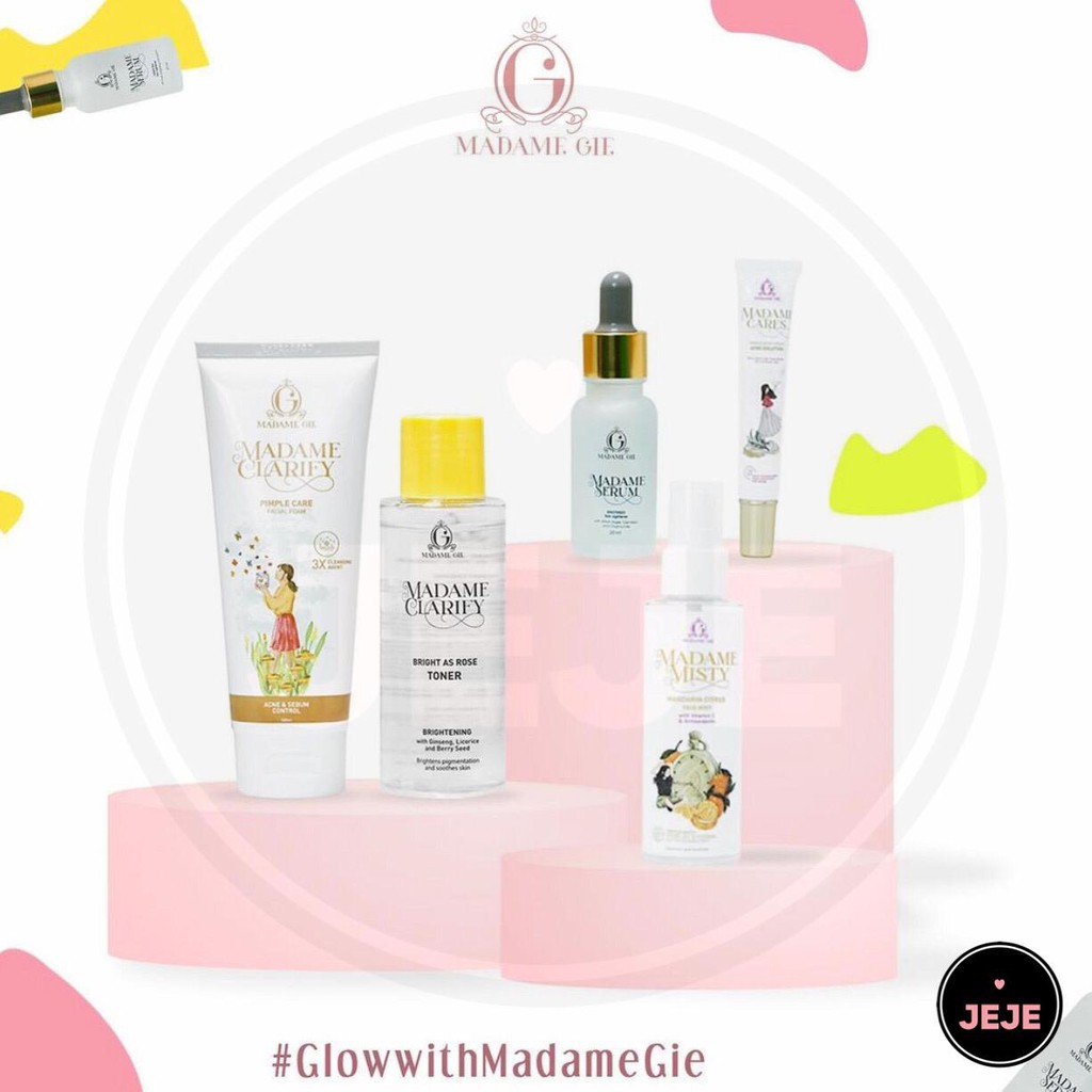 Madame Gie Clarify Care | Toner Face Foam Serum Face Mist