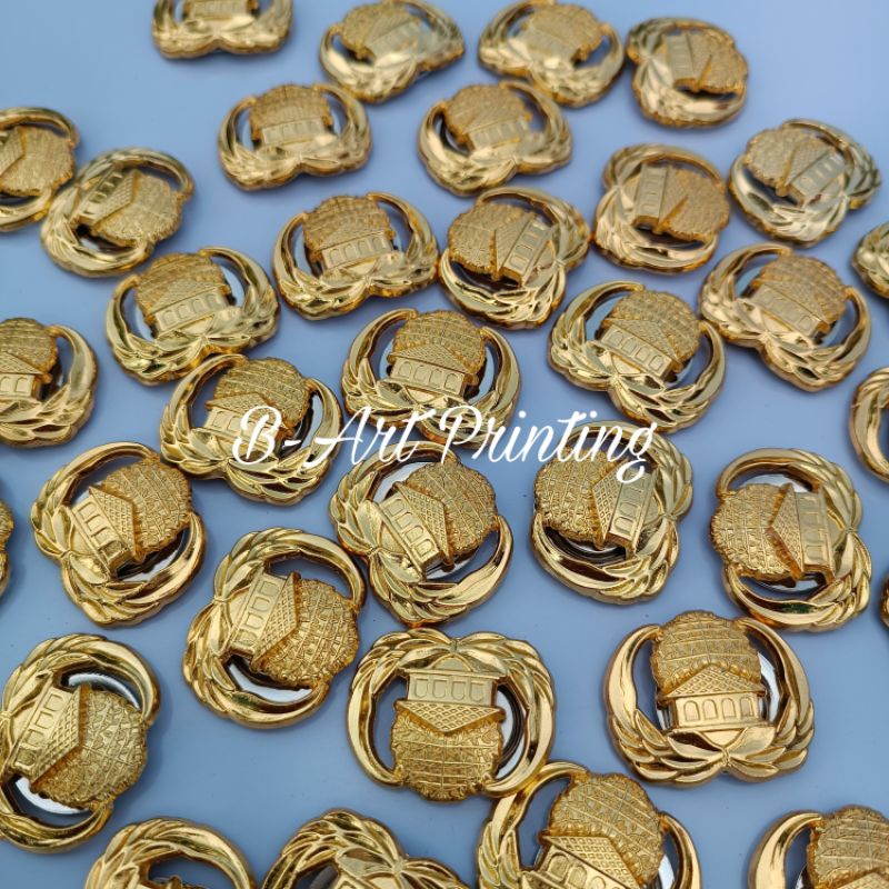 LENCANA Pin Kopri Pin korpri abdi negara Grade A Import Pin ASN peniti dan magnet 3cm