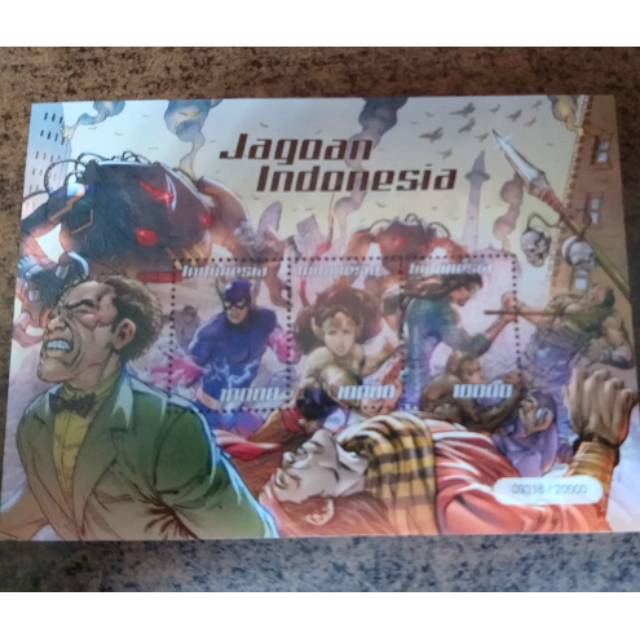 

Souvenir Sheet Indonesia Jagoan Indonesia 2019