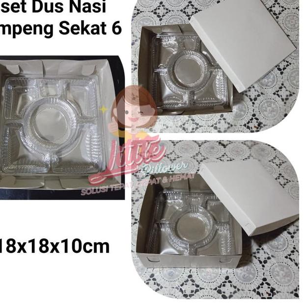 ➾ 1set Box Nasi Tumpeng MiniBox Tumpeng/Tempat Nasi/Kotak Nasi Sekat ♙