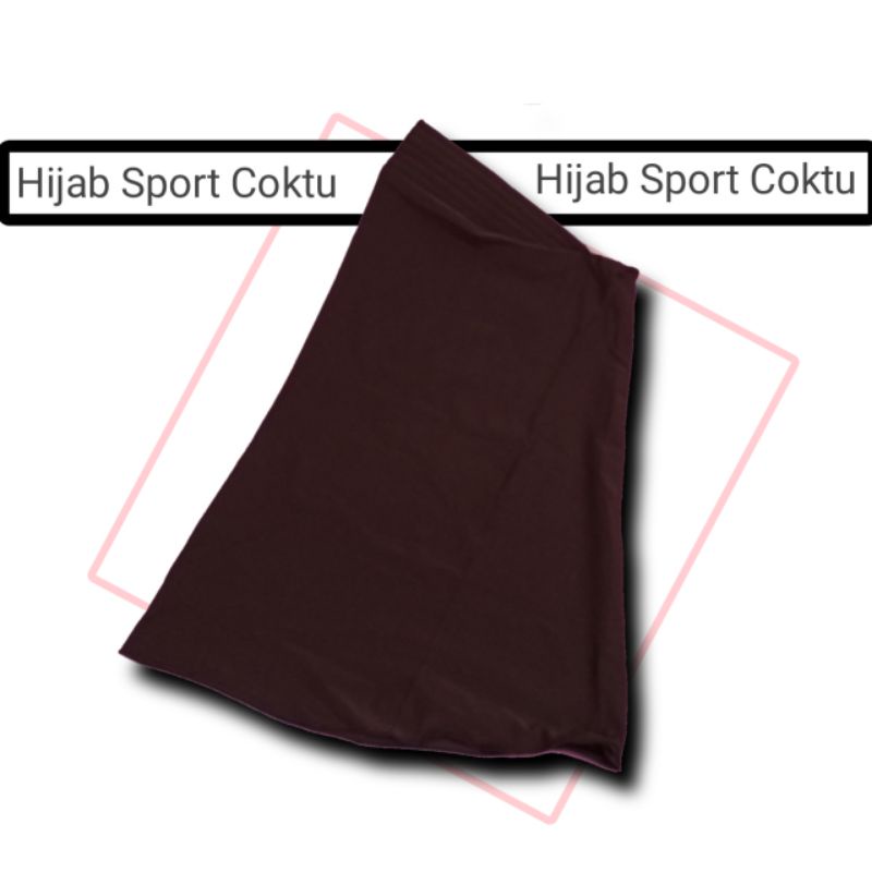 Jilbab Sport Cewek/ Jilbab Instan Olahraga Khusus Wanita-Coktu