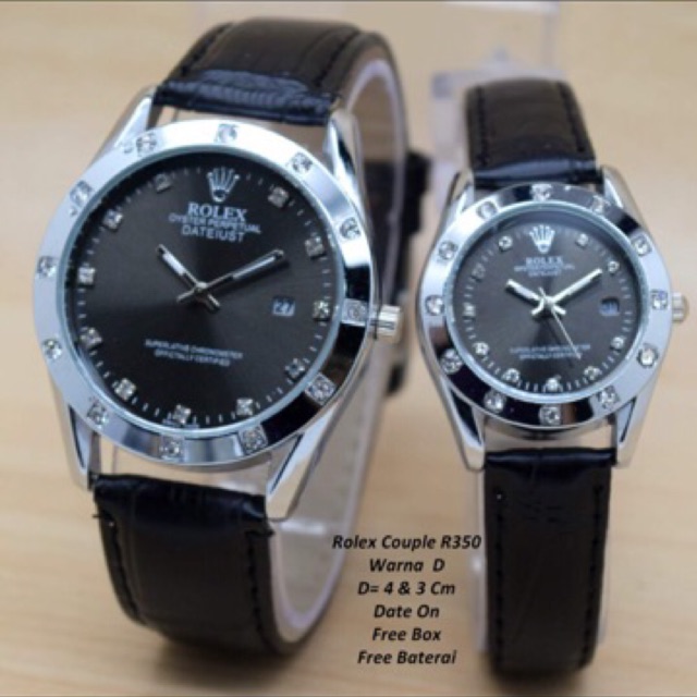 jam tangan couple rolex murah ada tgl