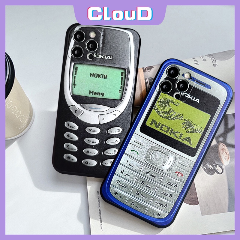 NOKIA Cover Pelindung Lensa Motif Vintage Untuk Oppo A15 A57 2022 A76 A96 A11 A92 A12 A72 A36 A52 A95 A5S A1K A54 A12E Reno 5F 4Lite 6 4F A16 A53 F11