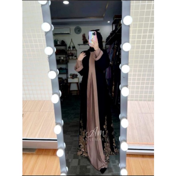 Annemarie ORI Amore by Rubby / annemarie bunga / gamis abaya / dress abaya / gamis ORI Amore by rubby
