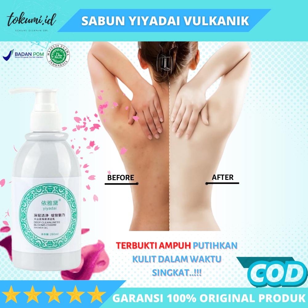 Sabun Lumpur Vulkanik Cair Pemutih Memutihkan Kulit Badan Wanita Dan Pria Seluruh Tubuh Secara Perma