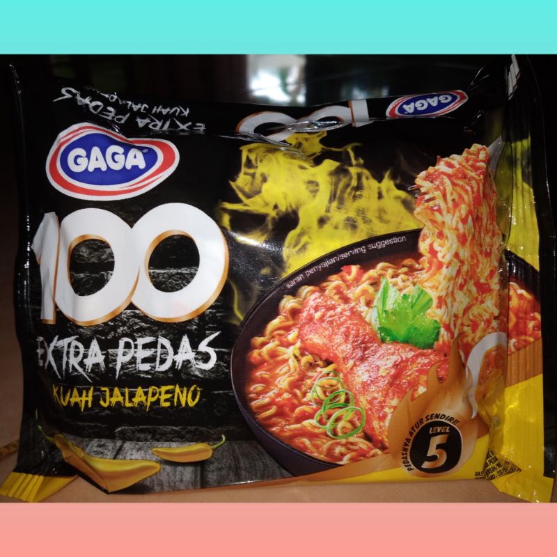 

Mie Instan Gaga100KuahJalapenoExtraPedasnya