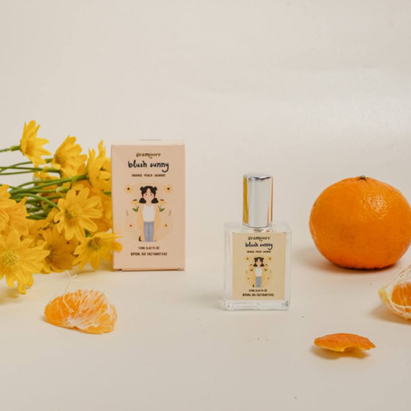 GEAMOORE ADDICTED SERIES PARFUM 15ML BPOM APPROVED-Blush Sunny