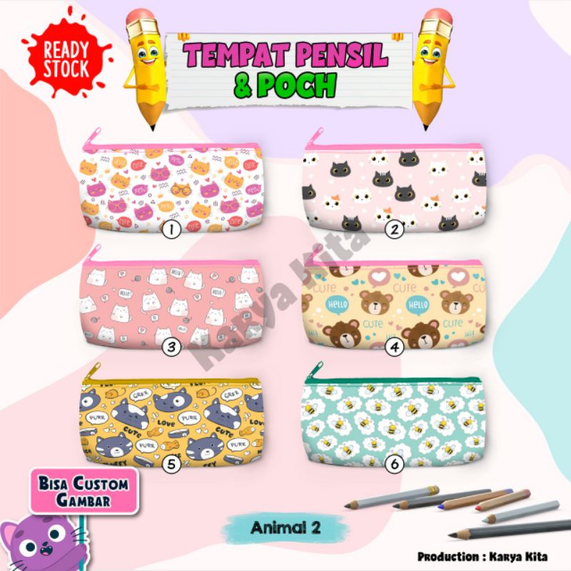 

tempat pensil karakter terlaris anime animal 2
