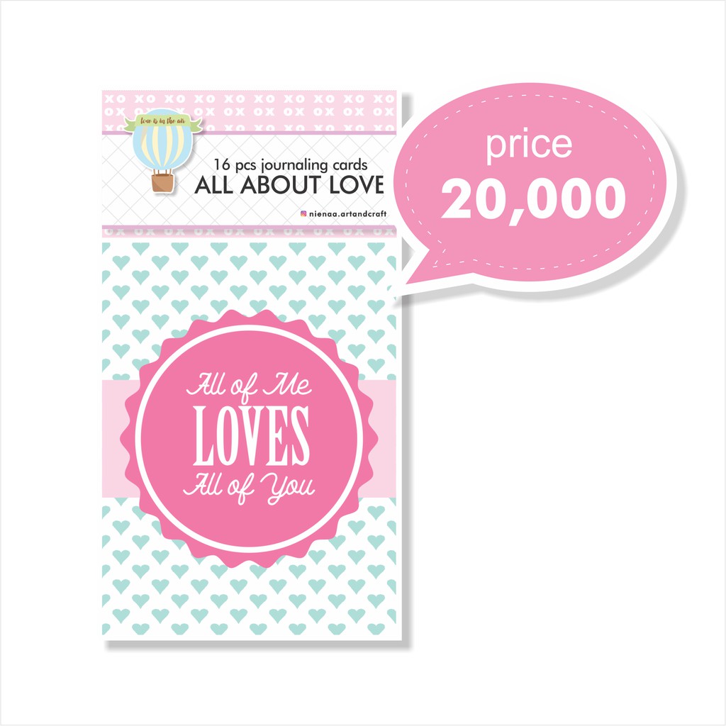 

Journaling Card All About Love Collection