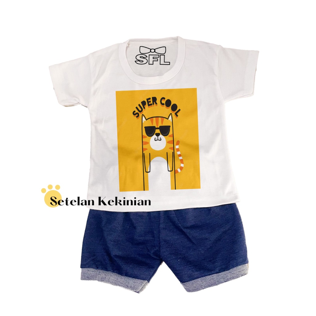 [KACAMATA] Set baby Boy 0-12bulan Animal Kacamata Lucu Keren Setelan Anak Laki Laki Kado Akikah Newborn Set