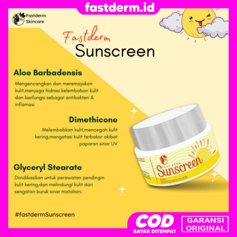 COD SUNSCREEN FASTDERM / FASTDERM SUNSCREEN