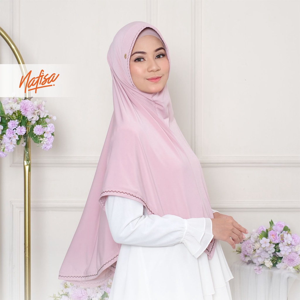 Nafisa Belvana - Jilbab Instan Jumbo Syar'i (Size L & XL)-1
