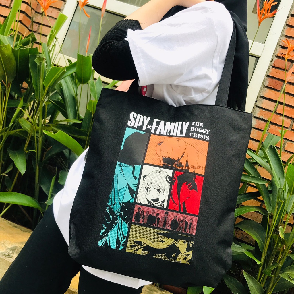 Totebag Spy x Family The Doggy Crisis Anime Manga Premium Unisex