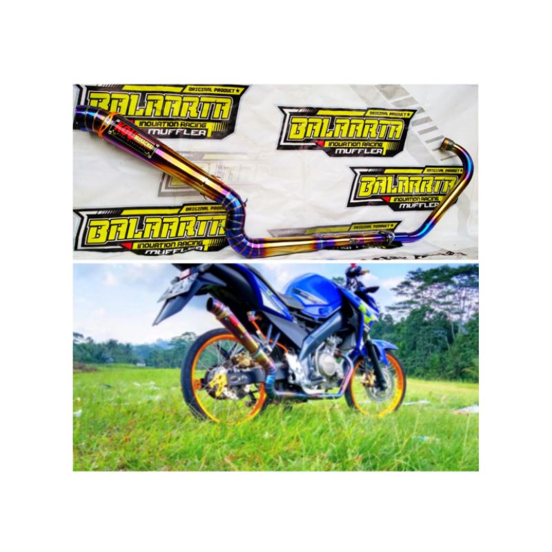 kenalpot racing kanan kobra forr vixion, cbr, r15,