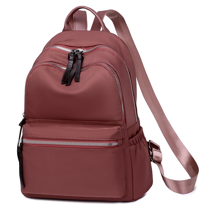 TAS RANSEL WANITA KOREA ANTI AIR MERAH KASIMA TA491M2 BACKPACK CEWEK GENDONG PUNGGUNG SEKOLAH KULIAH KERJA BESAR SIMPLE REMAJA KEKINIAN BATAM