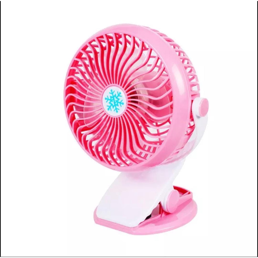 (NC) Kipas Angin Lighting Klip Portable / Mini Usb Clip Fan Portable LED