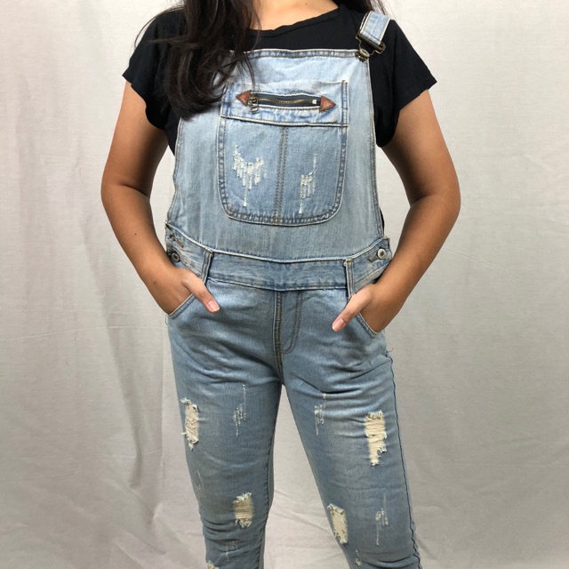 Preloved overall jeans