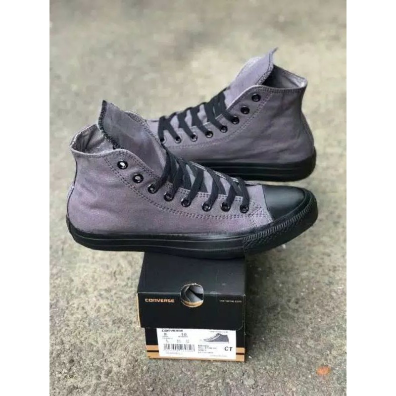SEPATU CONVERSEE ARMY/GREY BLACK/GUM HIGH IMPORT