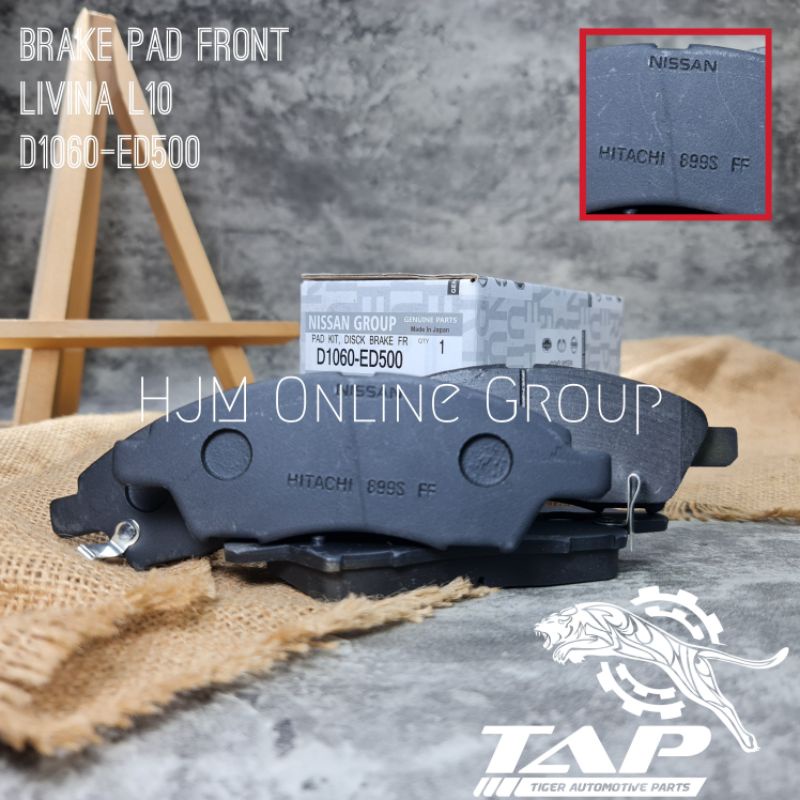 BRAKE DISC PAD - KAMPAS REM DEPAN NISSAN LIVINA L10 MARCH