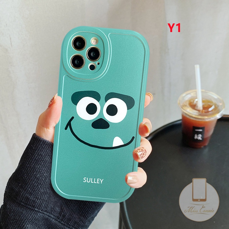 Casing Monster Bermata Besar Kecil Yang Indah Kompatibel Untuk iPhone 7Plus 8Plus XR 12 13 11 14 Pro Max8 7 6 6S Plus X XS MAX SE 2020monsters University Anti-Drop Lembut TPU Penutup Belakang