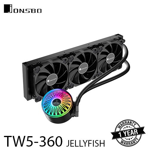 JONSBO TW5-360 JELLYFISH ARGB Liquid Cooling Radiator CPU