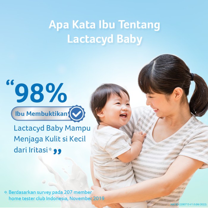 LACTACYD BABY GENTLE CARE 500 ML / SABUN SHAMPOO MANDI BAYI/ SHAMPOO BAYI/ SABUN BAYI