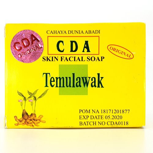 Sabun Temulawak CDA Original - Sabun Pembersih Wajah