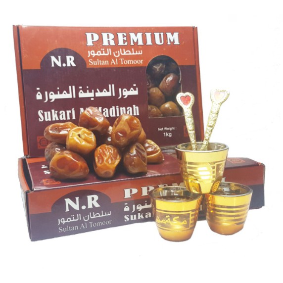 

Kurma Sukari 1 Kg Basah Baru / Sokkari Taiba Dates