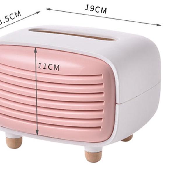 Angola Tissue Box Organizer D49 Tempat Wadah Tisu Kotak Tissue