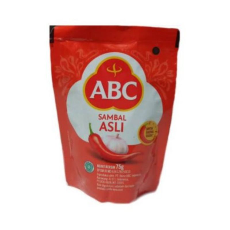 

ABC SAMBAL ASLI 75g -BOTOL KECIL SAMBAL ABC 135ml -ABC SAMBAL BAWANG PEDAS 75g -ABC KECAP MANIS 60ml