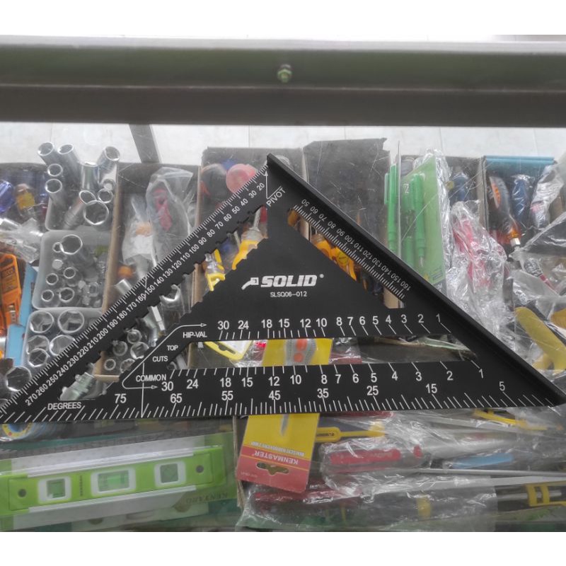 

Penggaris siku segitiga 12"SOLID
