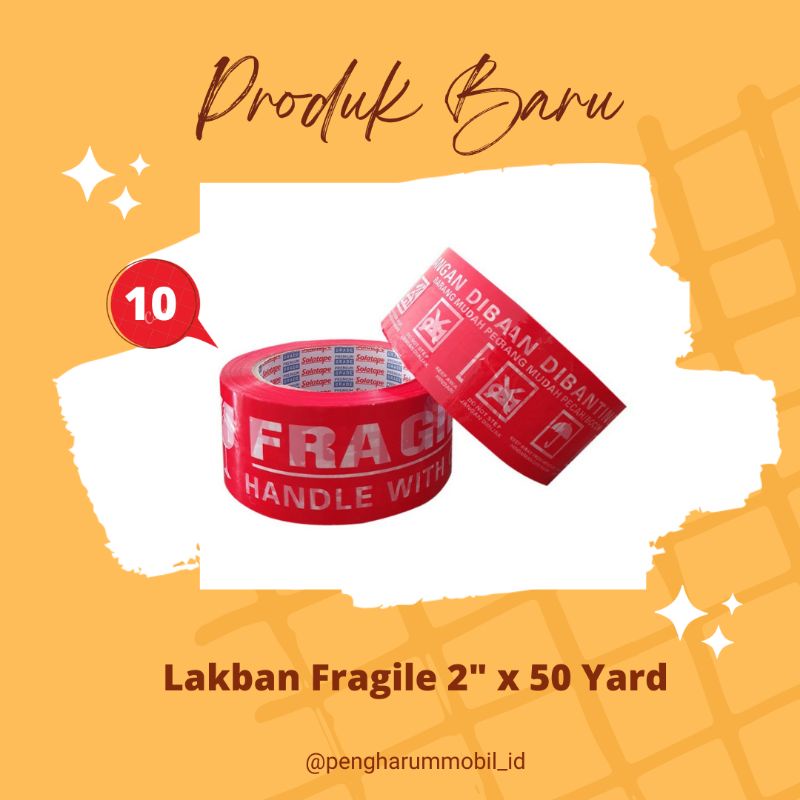 

LAKBAN FRAGILE MERAH / LAKBAN PACKING