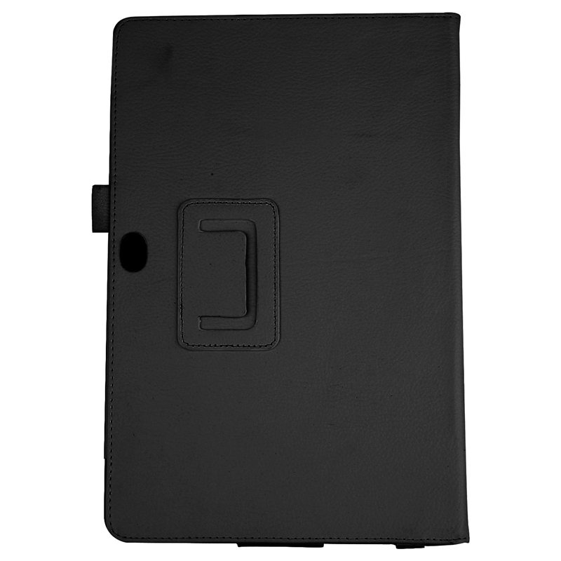 Stand Case Bahan Kulit Warna Hitam Untuk Microsoft Surface 10.6 Windows 8 RT Tablet