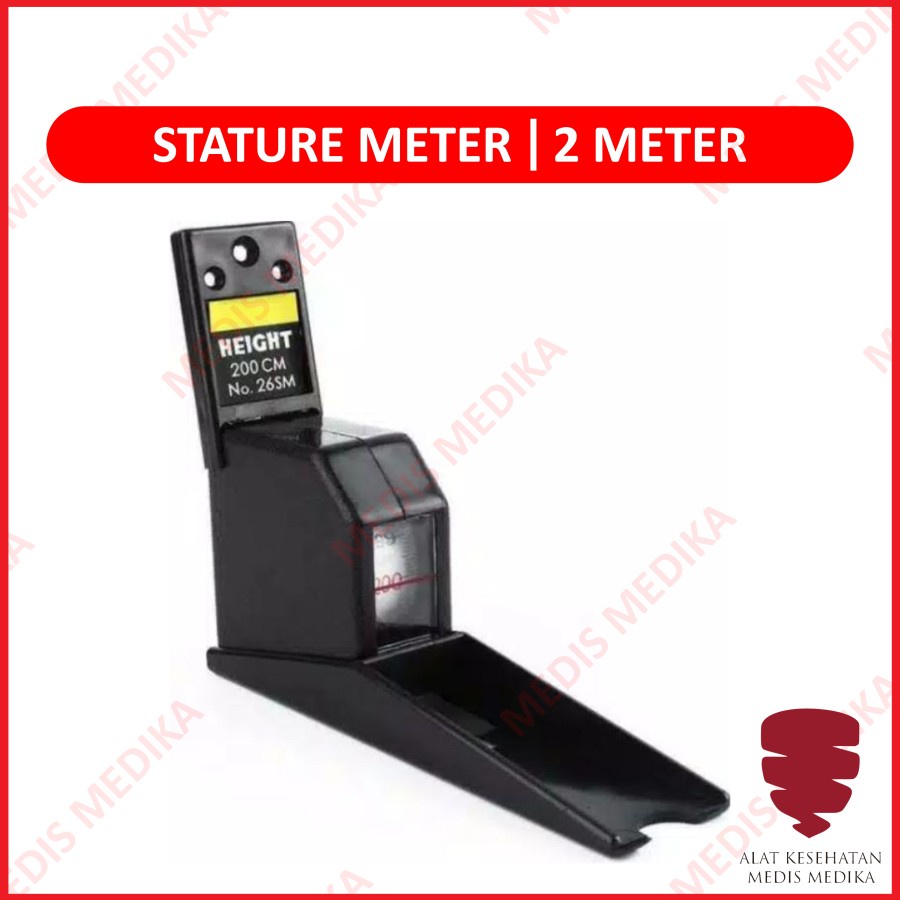 Stature Meter 2 Meter Alat Ukur Tinggi Badan Pengukur Staturemeter