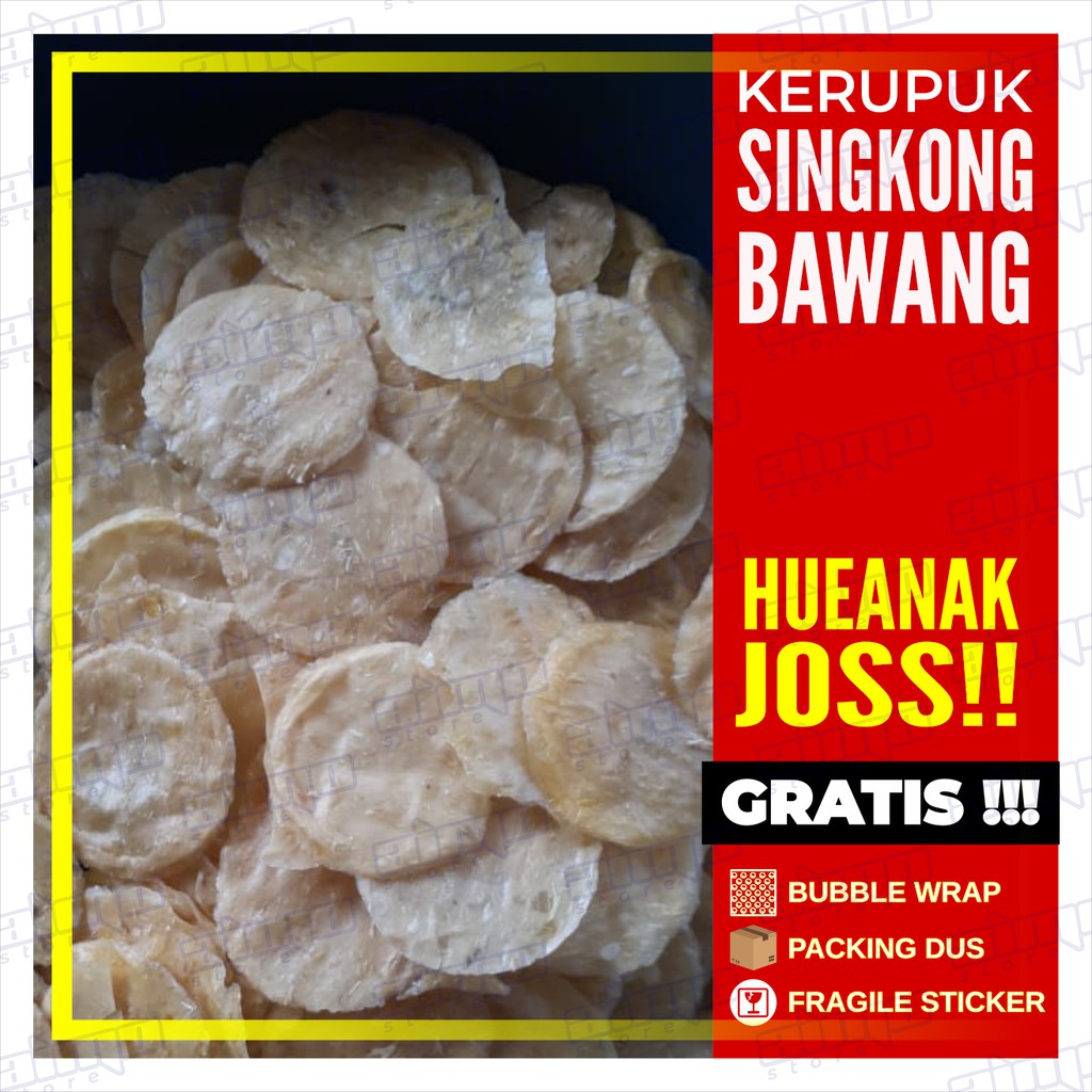 

KERUPUK KETELA Mentah Krupuk SINGKONG Dollar Teteh Madura Kecil Bulat kecil Keripik Pohong Gurih Enak Renyah 250gr