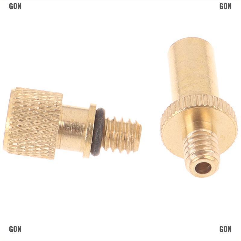 Adaptor Katup Nozzle Pompa Inflator Presta Schrader Untuk Sepeda