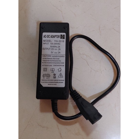 ADAPTOR AC DC . OUTPUT 12V & 5V 2AH