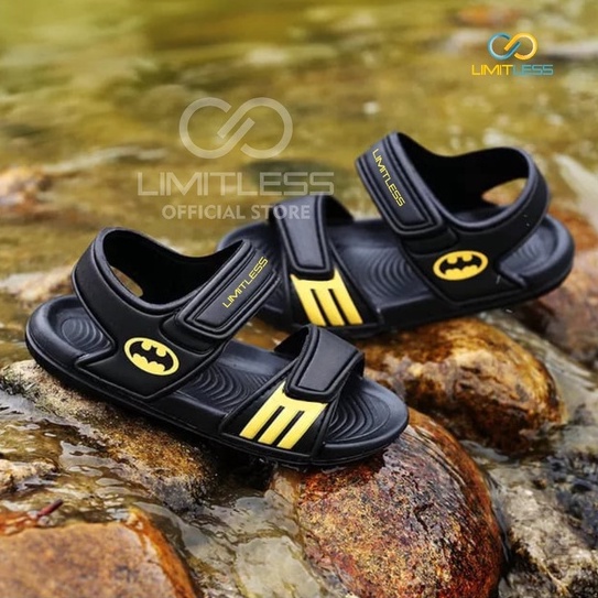 Sandal Anak Cowok Karakter Sepatu Sendal Anak Spiderman Limitless Eva Sandal Anak-Anak Laki Lentur Anti Slip Tahan Air