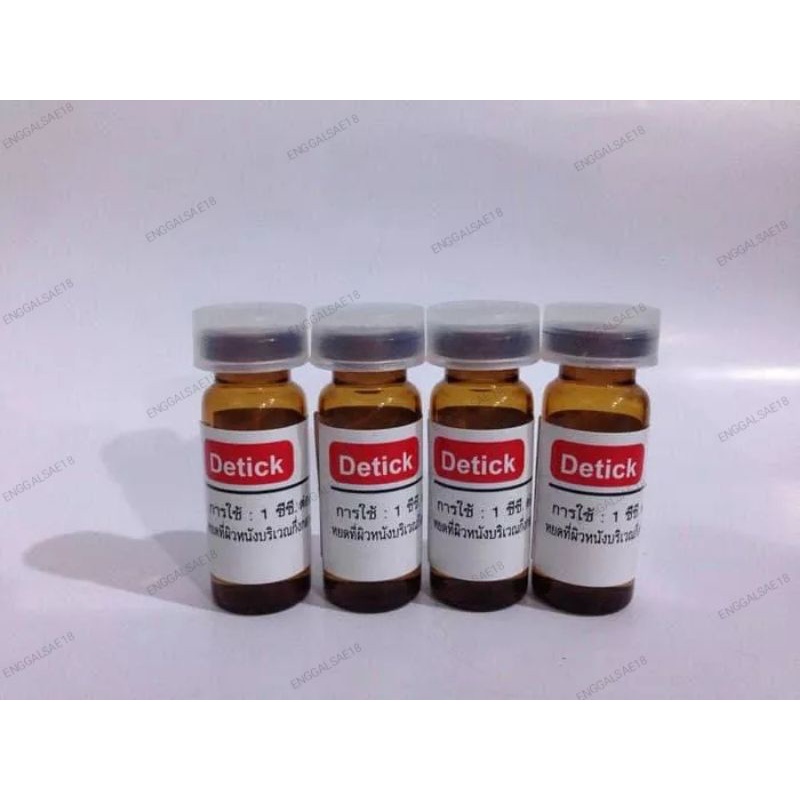 DETICK OBAT KUTU SCABIES  ANJING KUCING TETES DETICK 3 Ml GRATIS SUNTIKAN 1ml