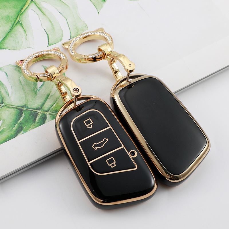 Casing Kunci Mobil 3 Tombol Bahan TPU Untuk Chery ANT EQ1 2019
