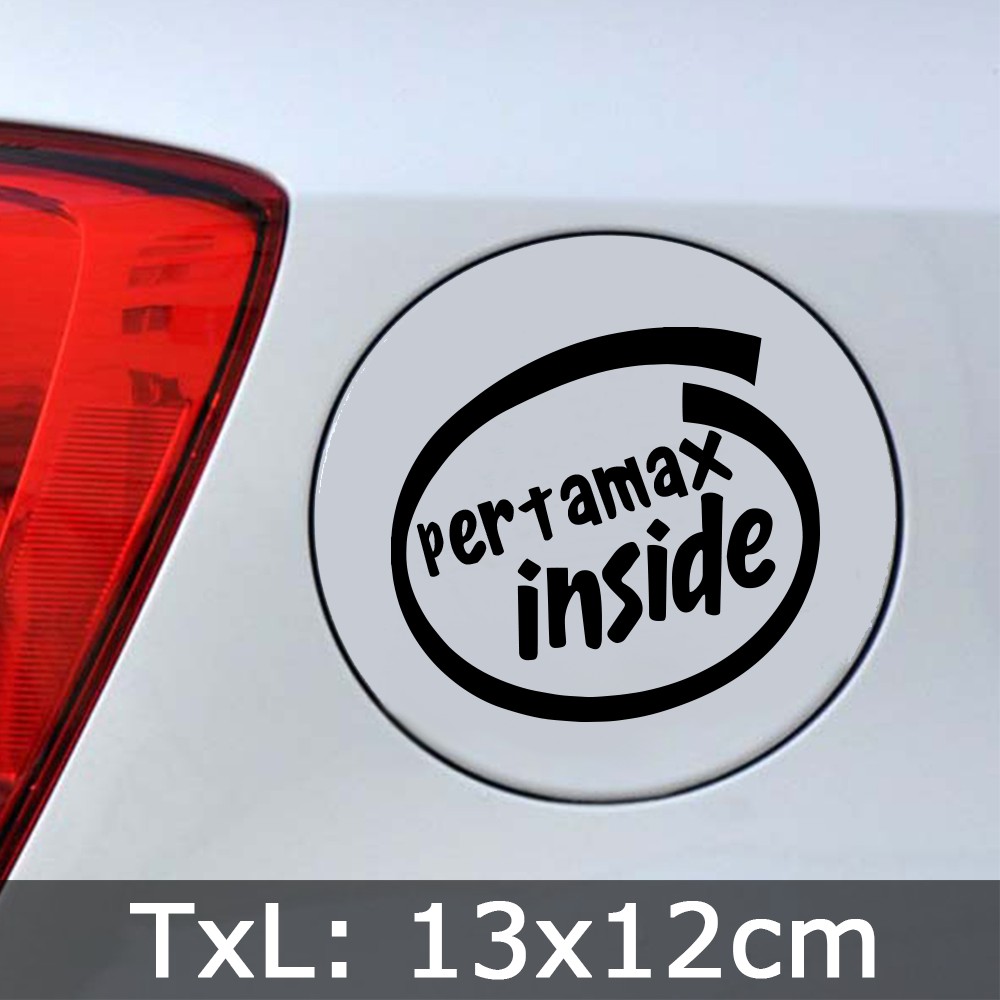 Stiker Mobil Tangki Bensin Pertamax Inside Diesel Car Gas Sticker