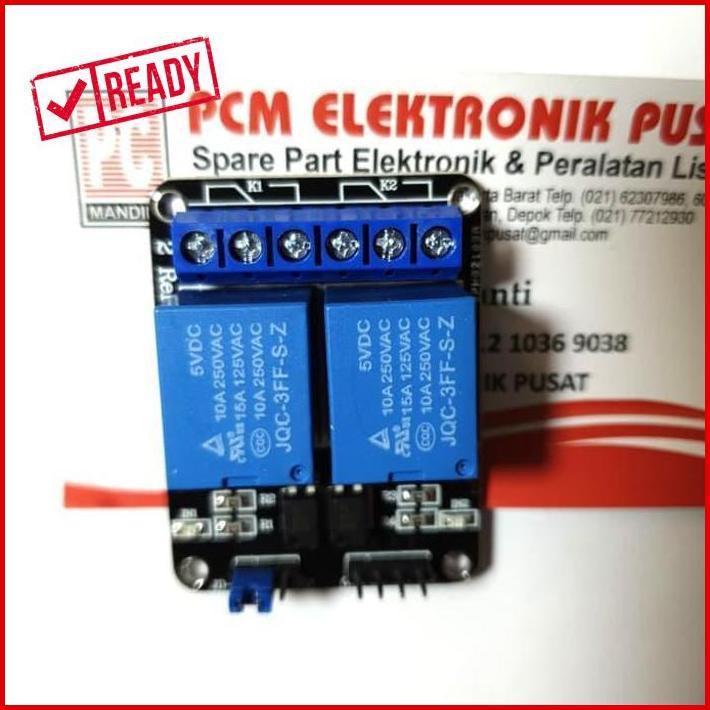 Modul 2 Relay 5 Volt Pcmel29 Kualitas Baik