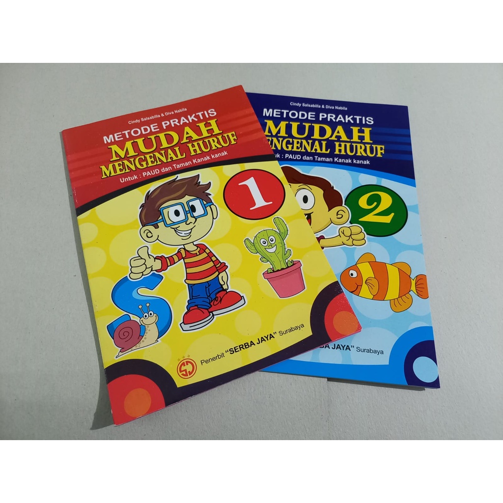 Buku Anak Metode Praktis Mudah Mengenal Huruf untuk TK SD Serba Jaya