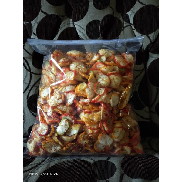 

krupuk seblak pedas mantap isi 500gr